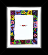 KETUBAH ORANGE HEART - Serigraph