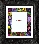 KETUBAH ORANGE HEART - Serigraph
