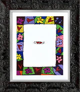 KETUBAH ORANGE HEART - Serigraph