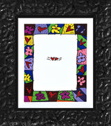 KETUBAH ORANGE HEART - Serigraph