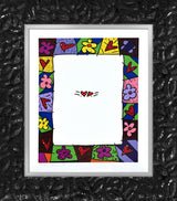 KETUBAH ORANGE HEART - Serigraph