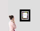 KETUBAH ORANGE HEART - Serigraph