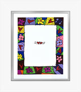 KETUBAH ORANGE HEART - Serigraph