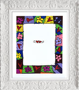 KETUBAH ORANGE HEART - Serigraph