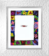 KETUBAH ORANGE HEART - Serigraph