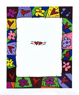 KETUBAH ORANGE HEART - Serigraph