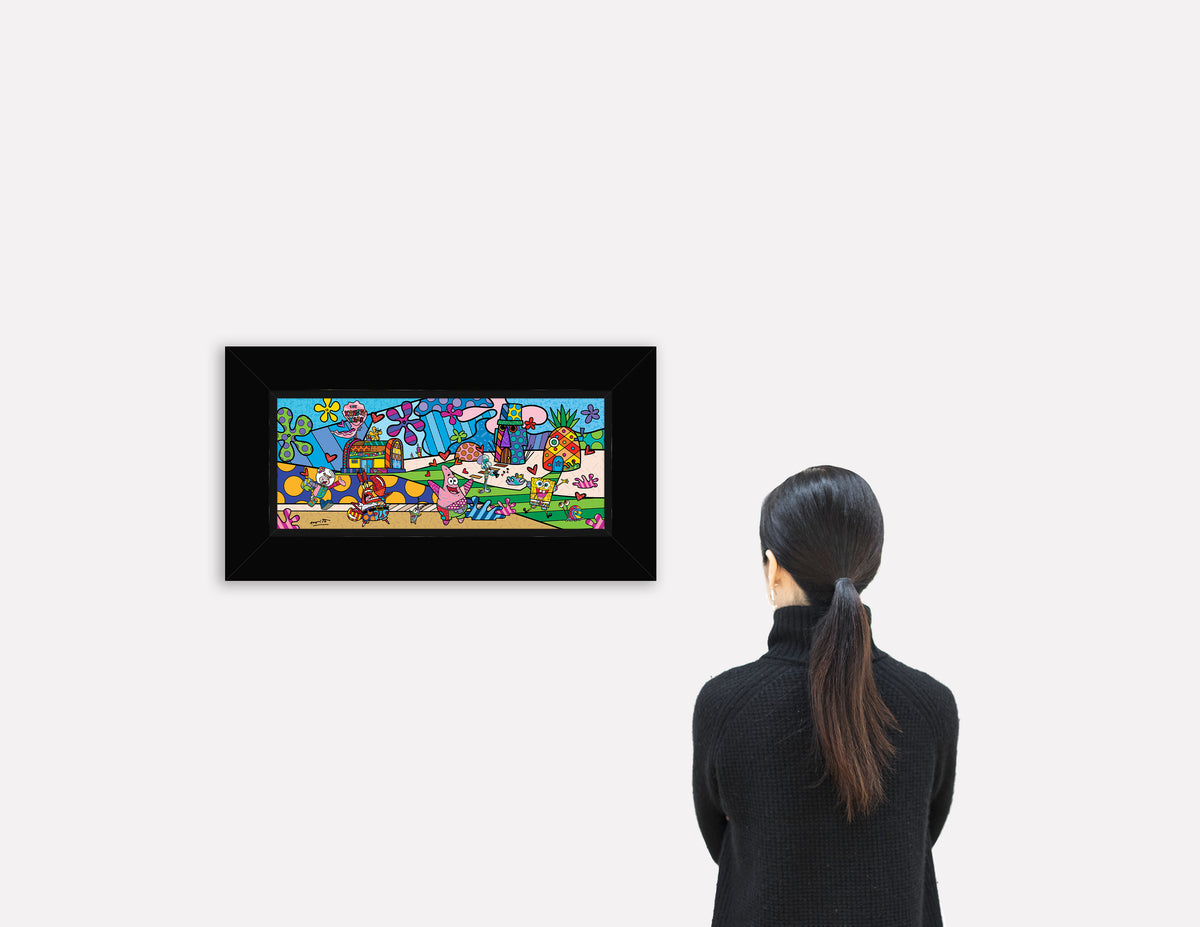 my ocean spongebob by britto  colorful decorative collectible gift idea
