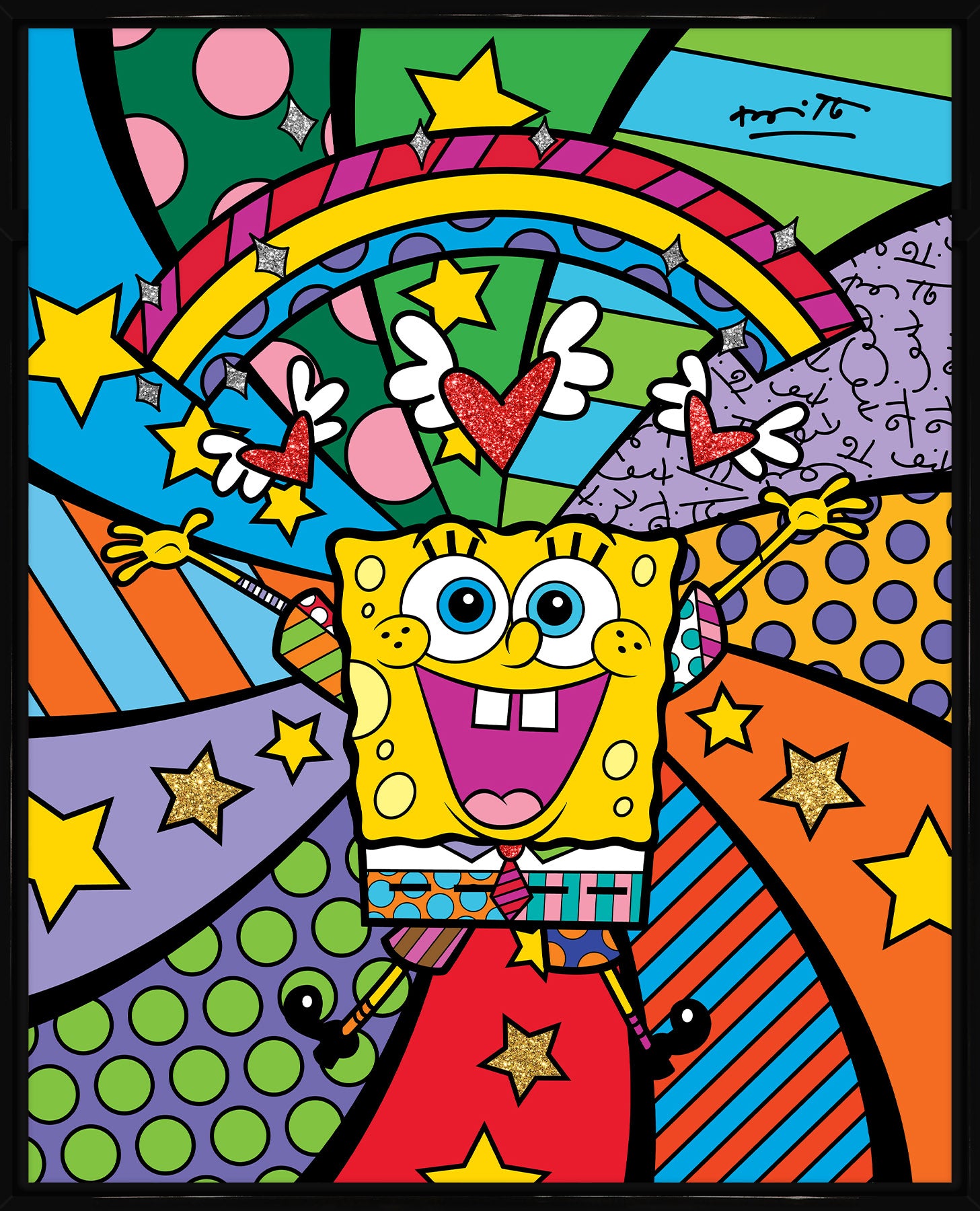 Happy Day - Spongebob By Britto - Limited Edition Print