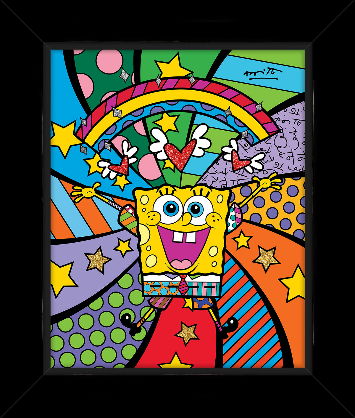 Happy Day - Spongebob By Britto - Limited Edition Print