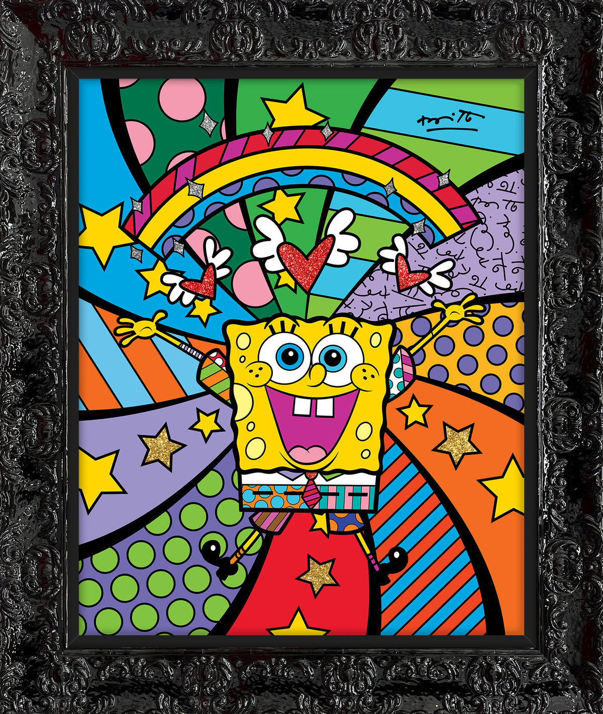 Happy Day - Spongebob By Britto - Limited Edition Print
