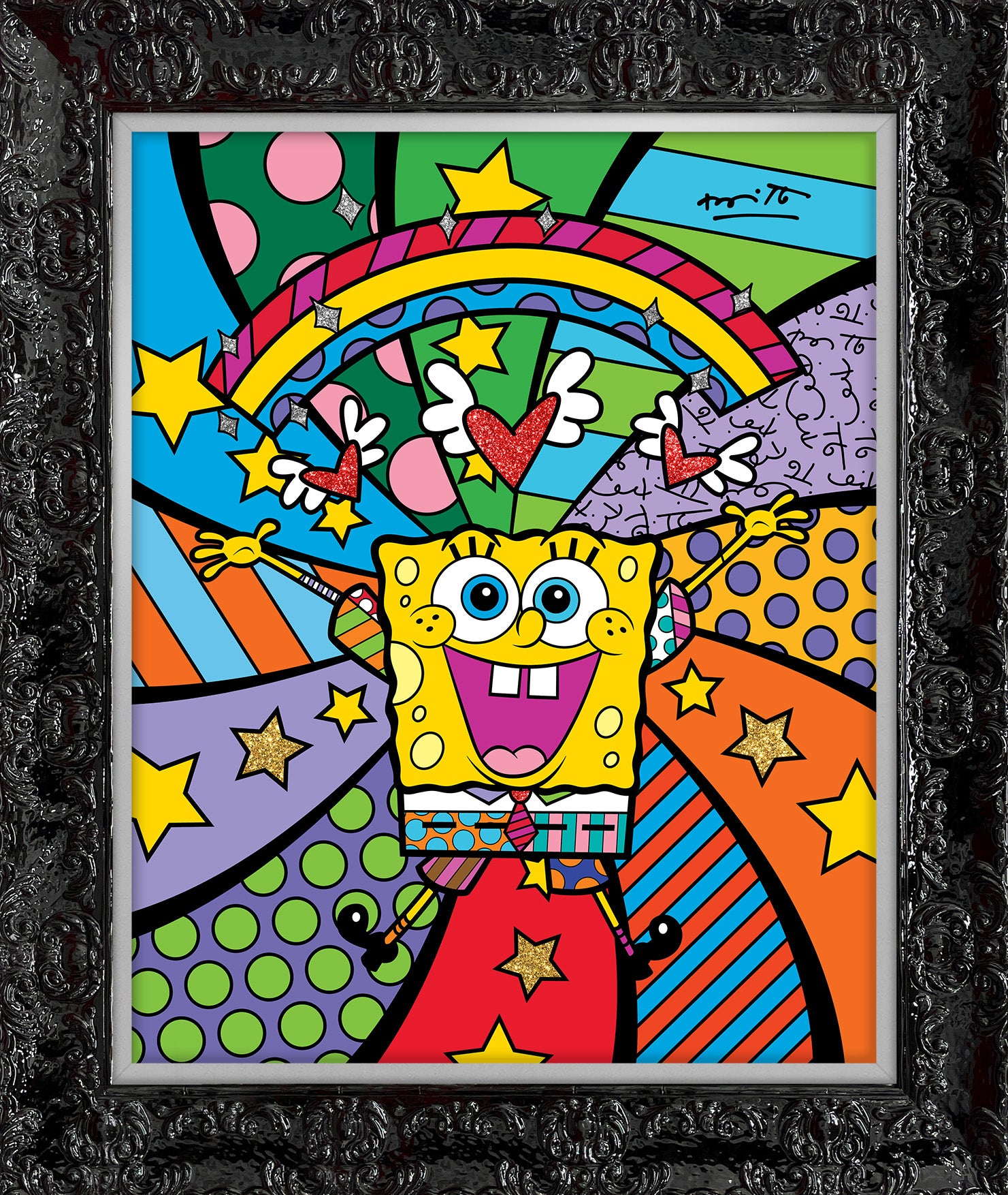 Happy Day - Spongebob By Britto - Limited Edition Print