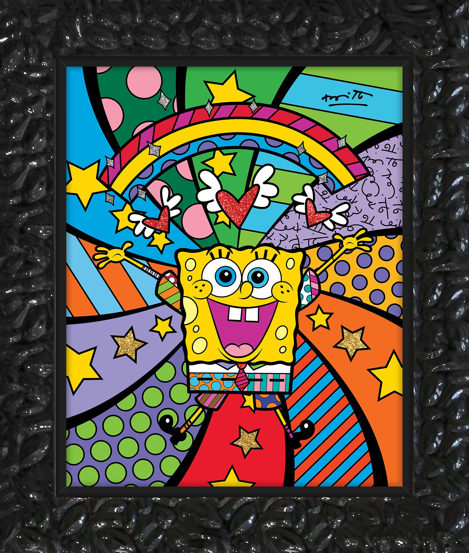 Happy Day - Spongebob By Britto - Limited Edition Print