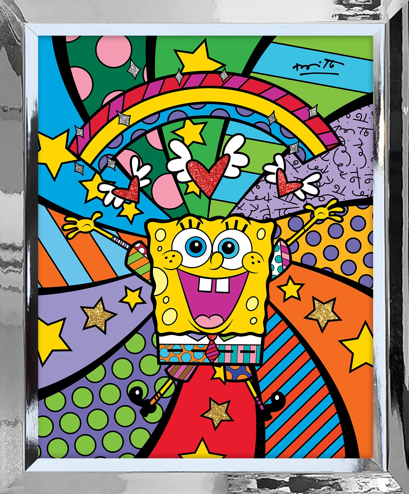 Happy Day - Spongebob By Britto - Limited Edition Print