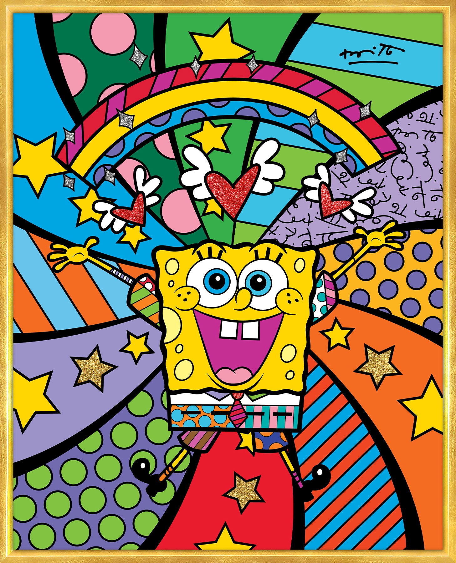 Happy Day - Spongebob By Britto - Limited Edition Print