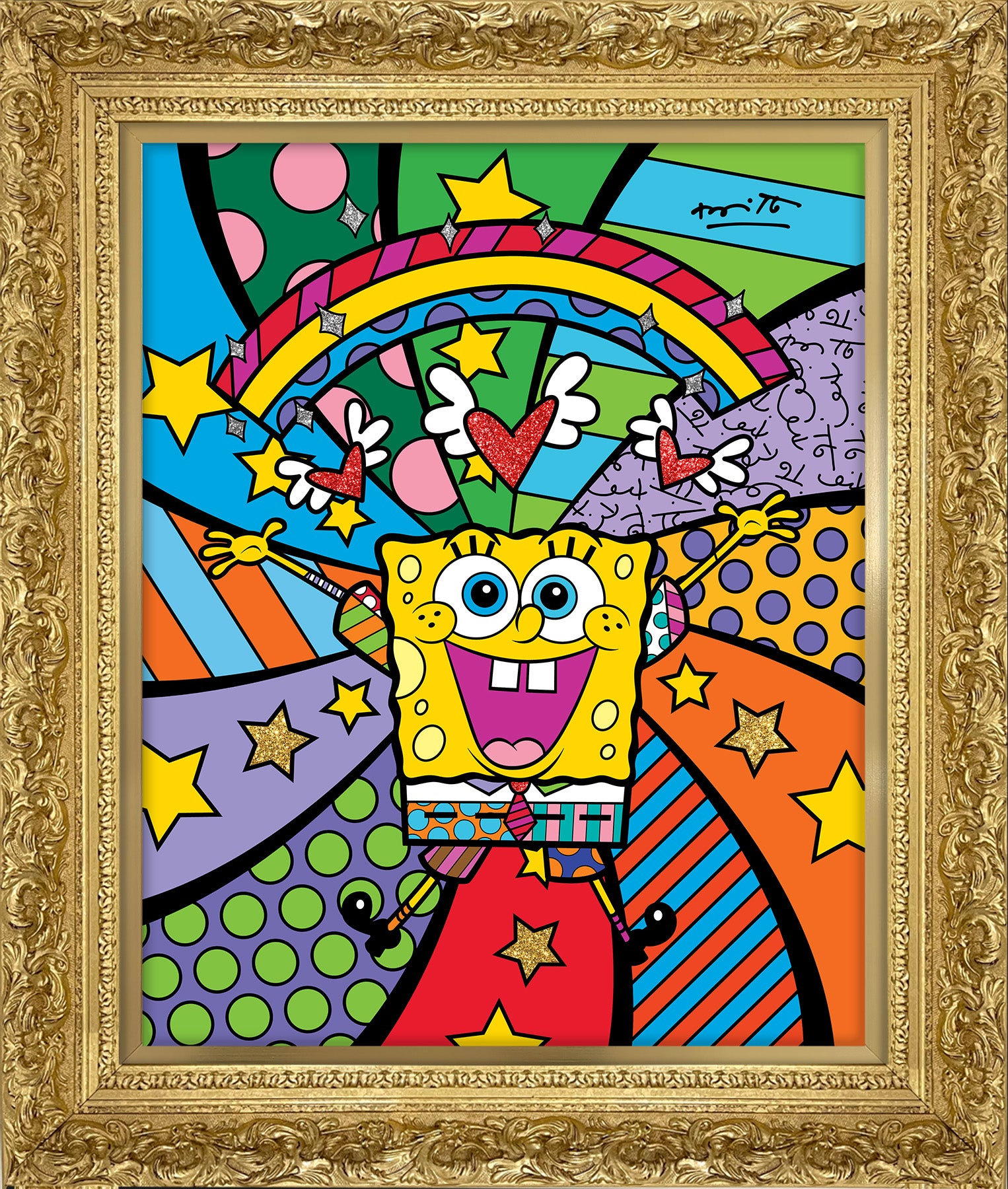 Happy Day - Spongebob By Britto - Limited Edition Print