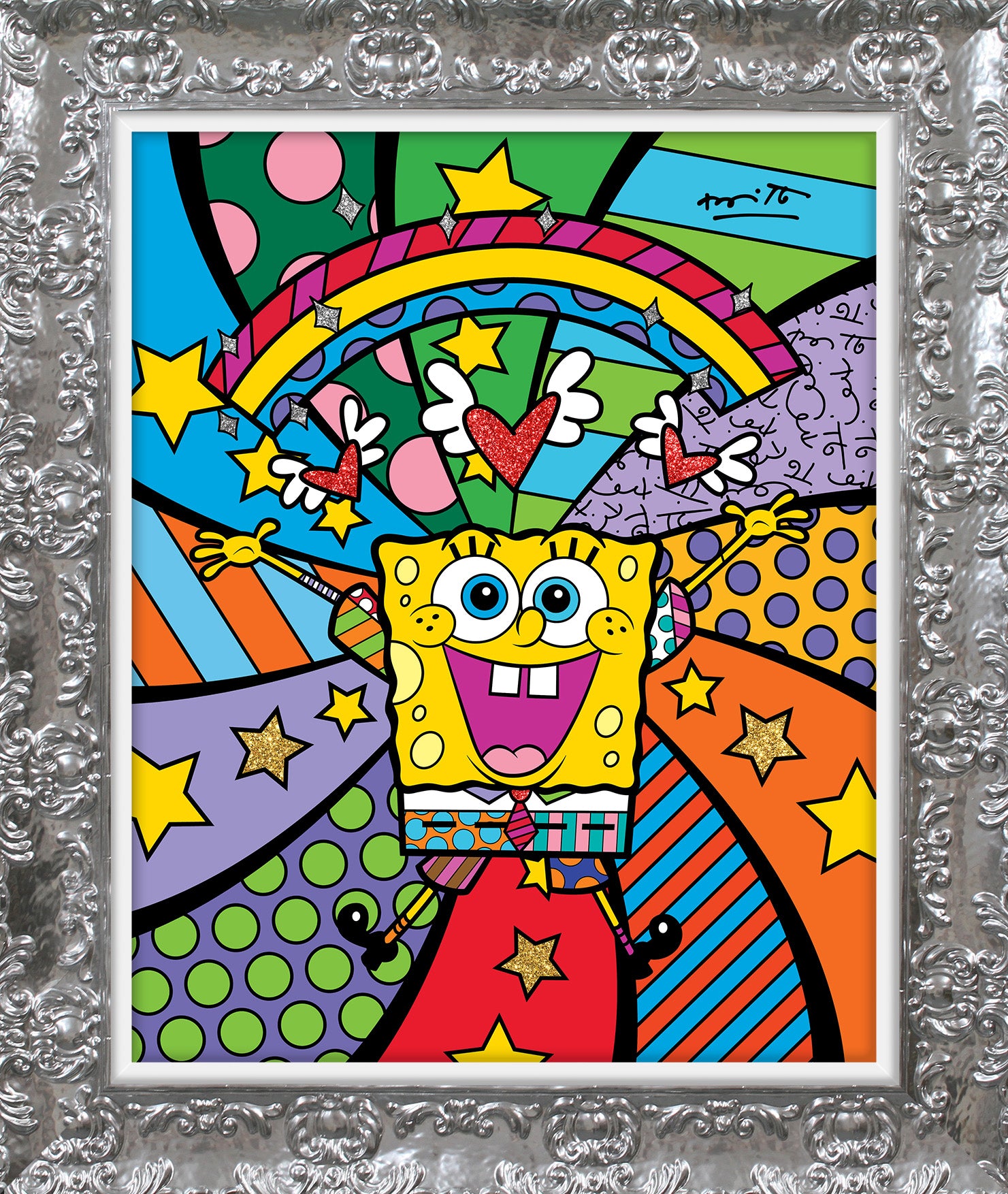 Happy Day - Spongebob By Britto - Limited Edition Print