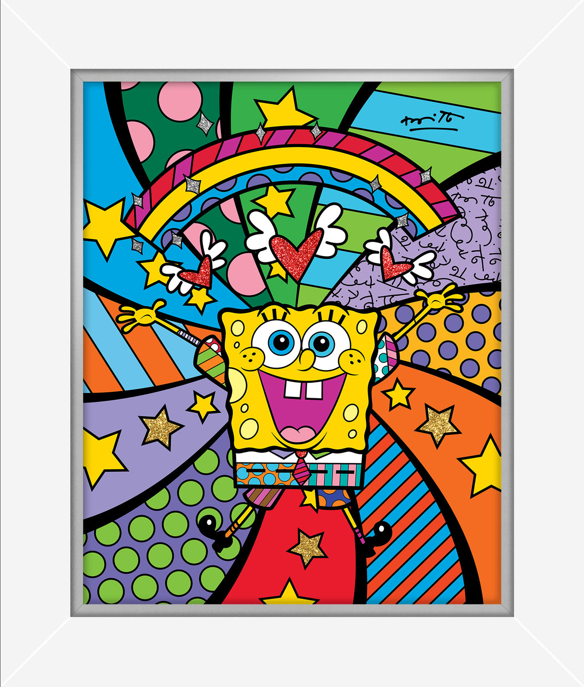 Happy Day - Spongebob By Britto - Limited Edition Print