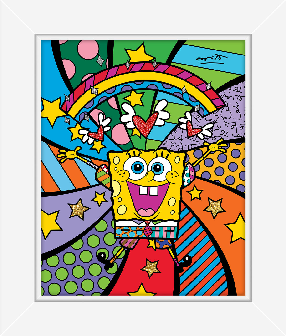 Happy Day - Spongebob By Britto - Limited Edition Print