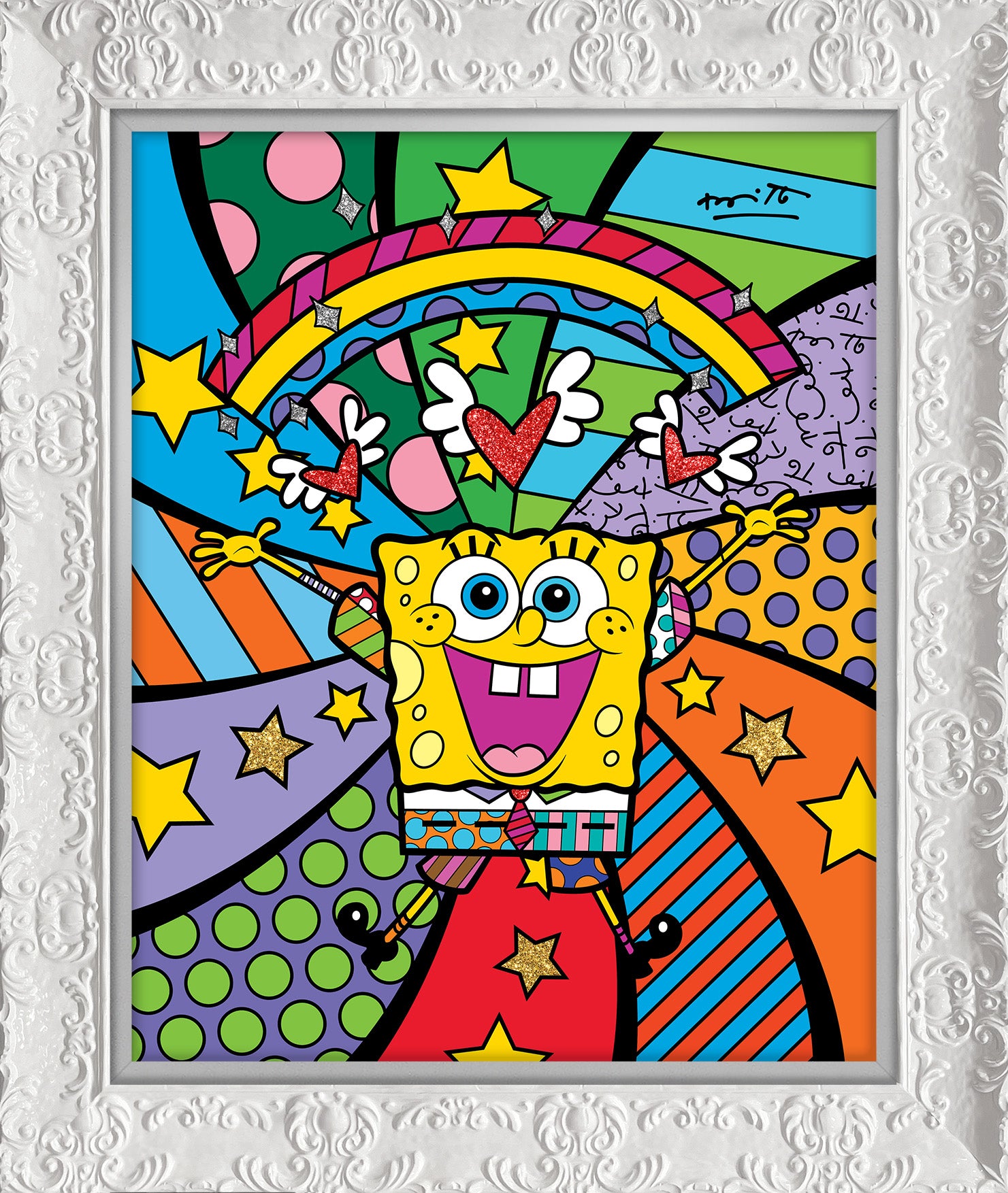 Happy Day - Spongebob By Britto - Limited Edition Print