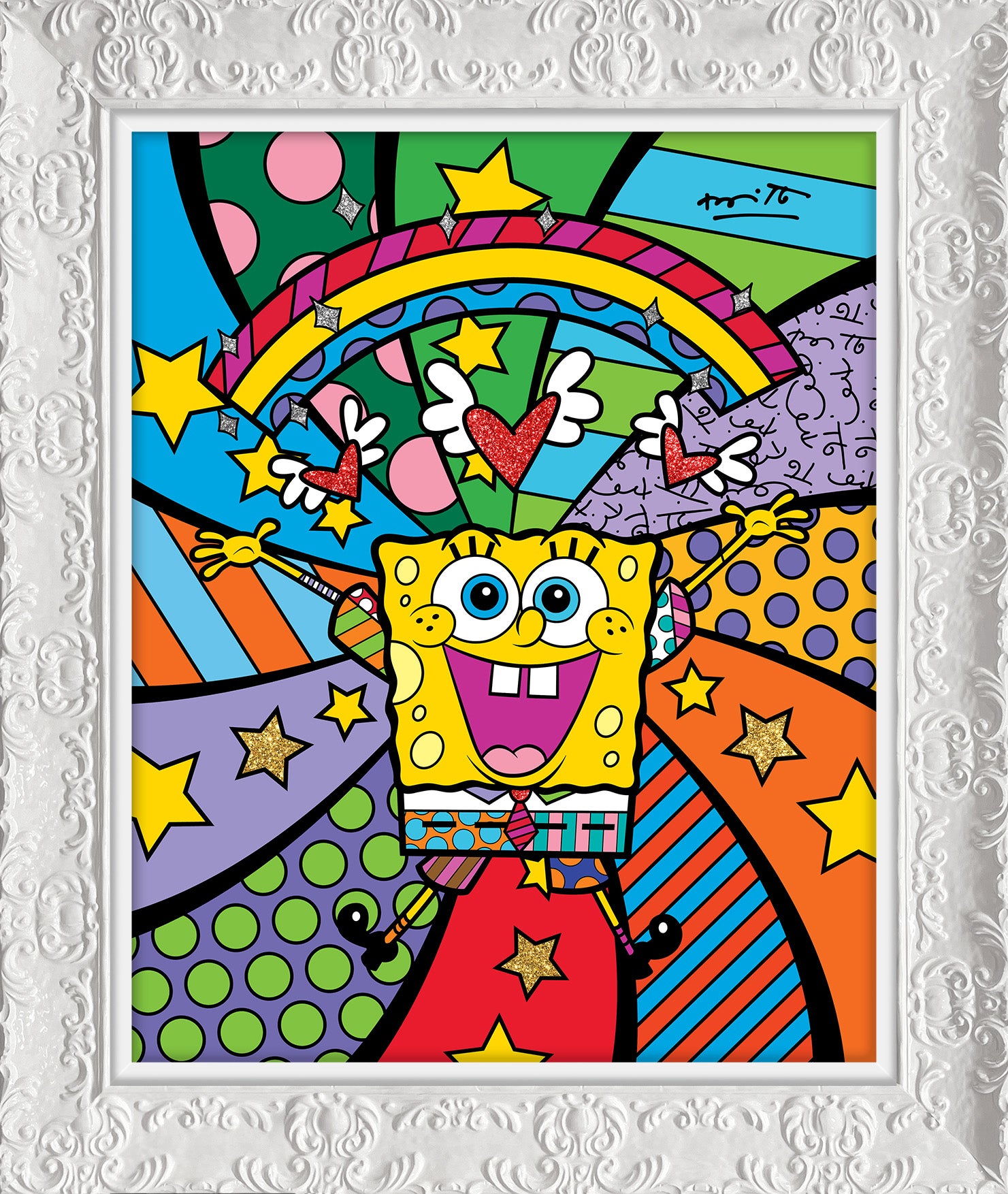 Happy Day - Spongebob By Britto - Limited Edition Print