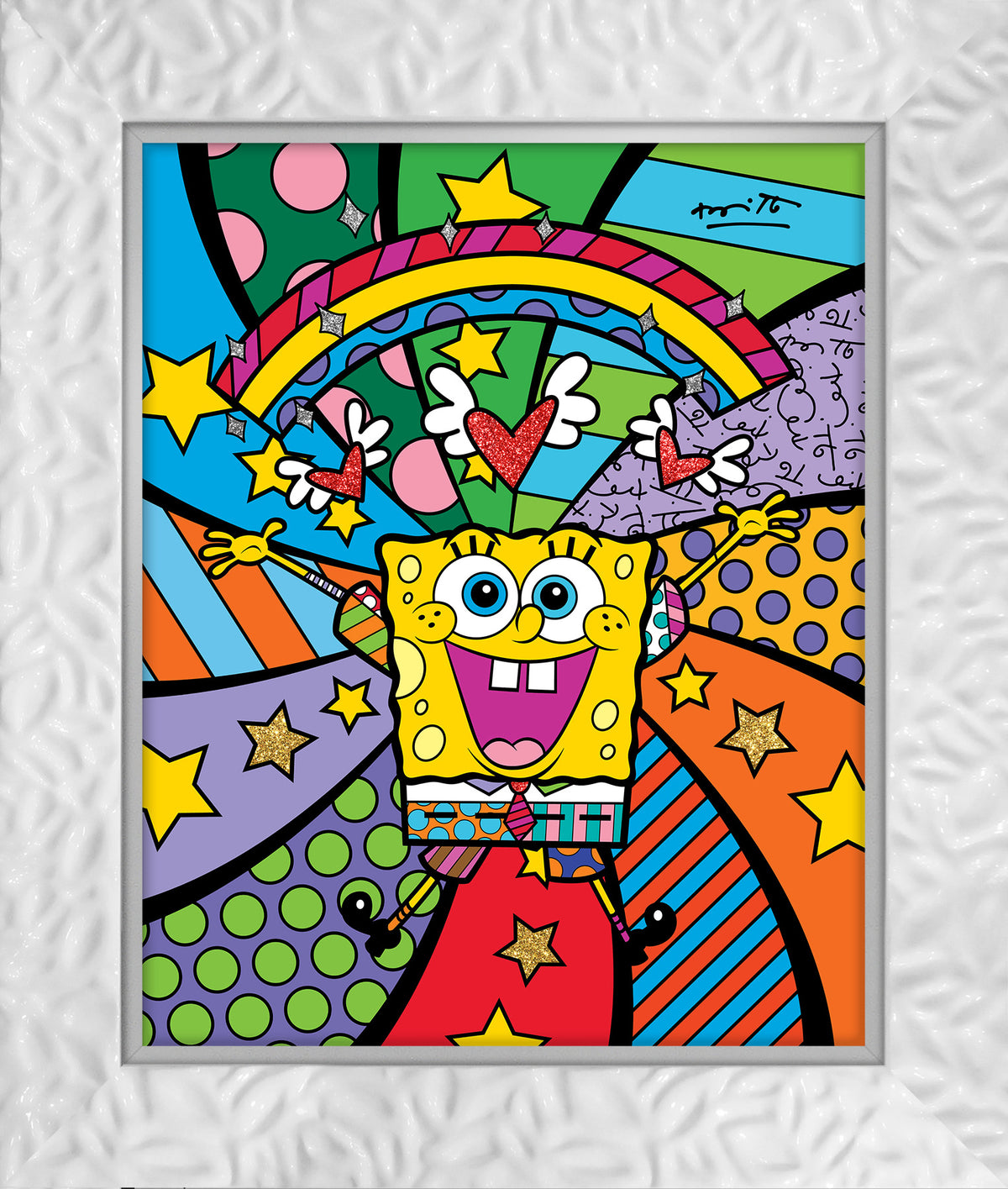 Happy Day - Spongebob By Britto - Limited Edition Print
