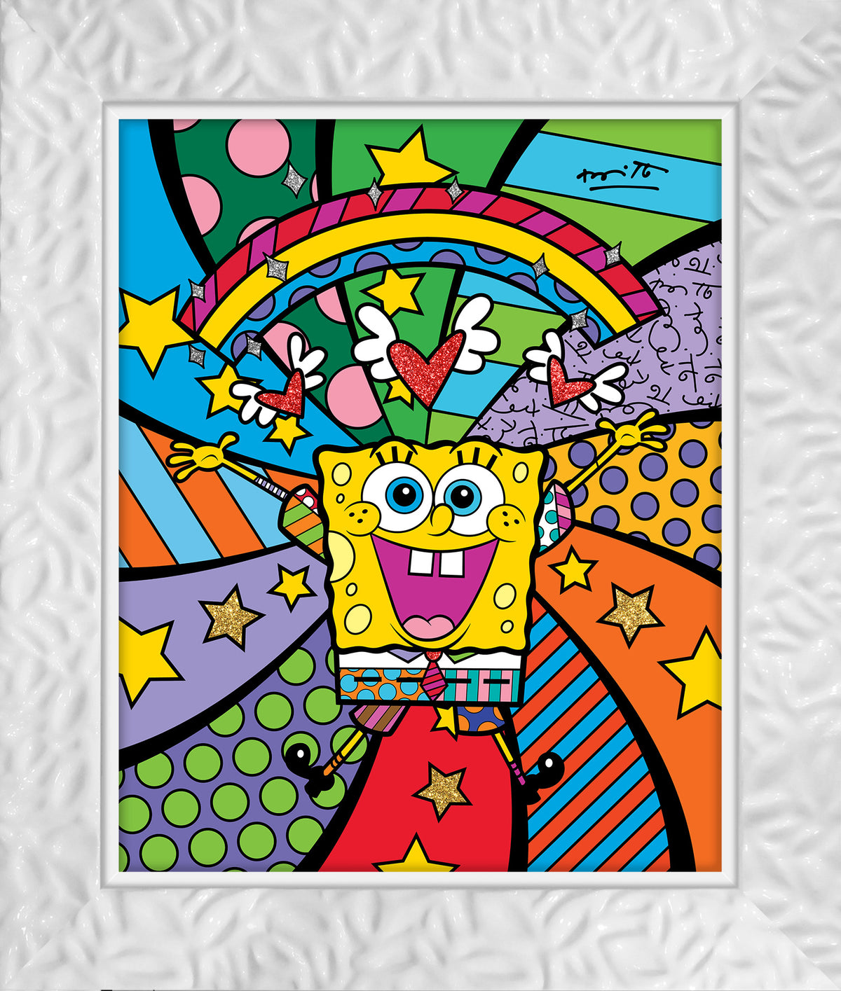 Happy Day - Spongebob By Britto - Limited Edition Print