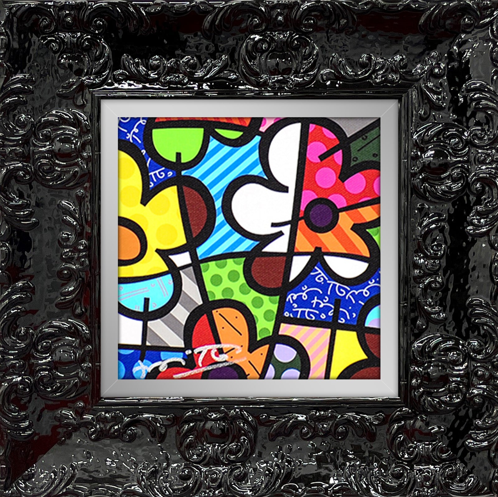 botanical flowers limited edition print  colorful decorative collectible gift idea