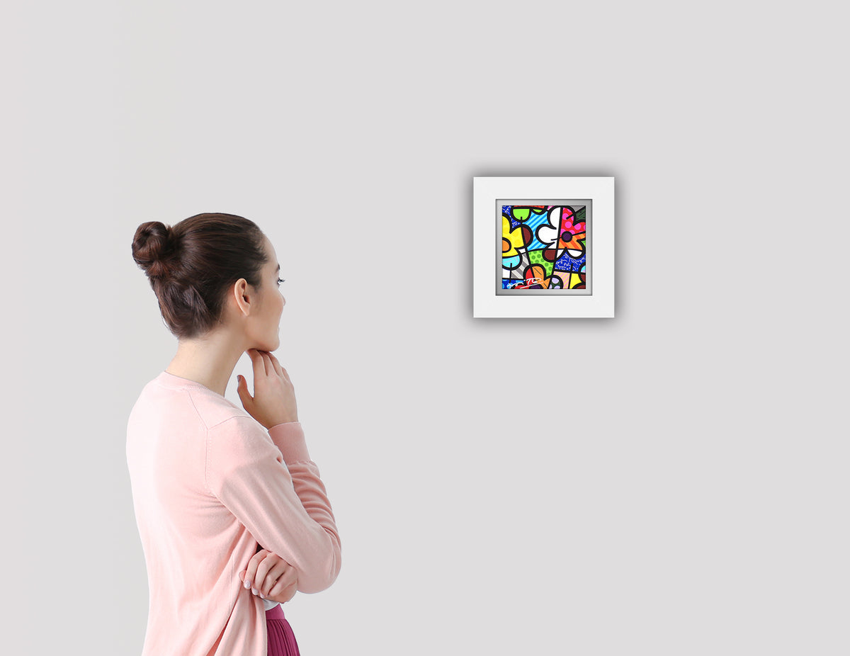 botanical flowers limited edition print  colorful decorative collectible gift idea