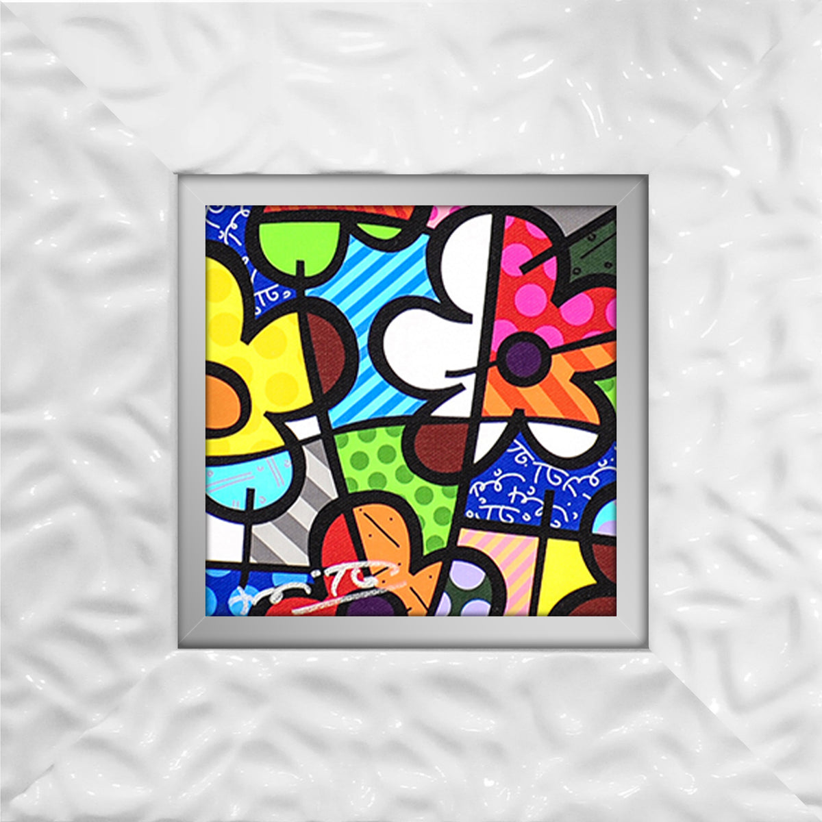 botanical flowers limited edition print  colorful decorative collectible gift idea