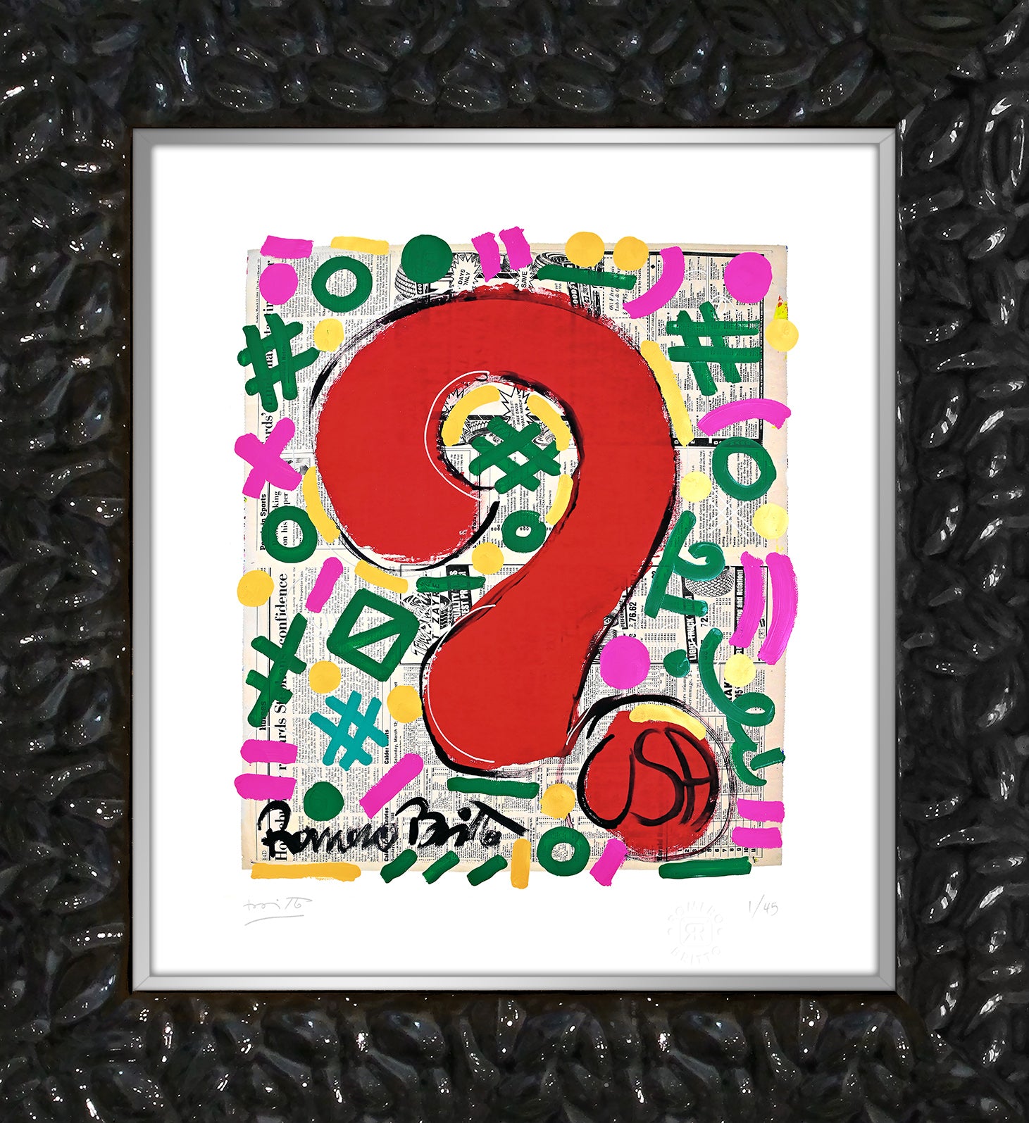 why limited edition print  artistic colorful design collectible
