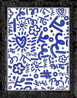 BLUE GRAFFITI - Limited Edition Print