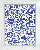 BLUE GRAFFITI - Limited Edition Print