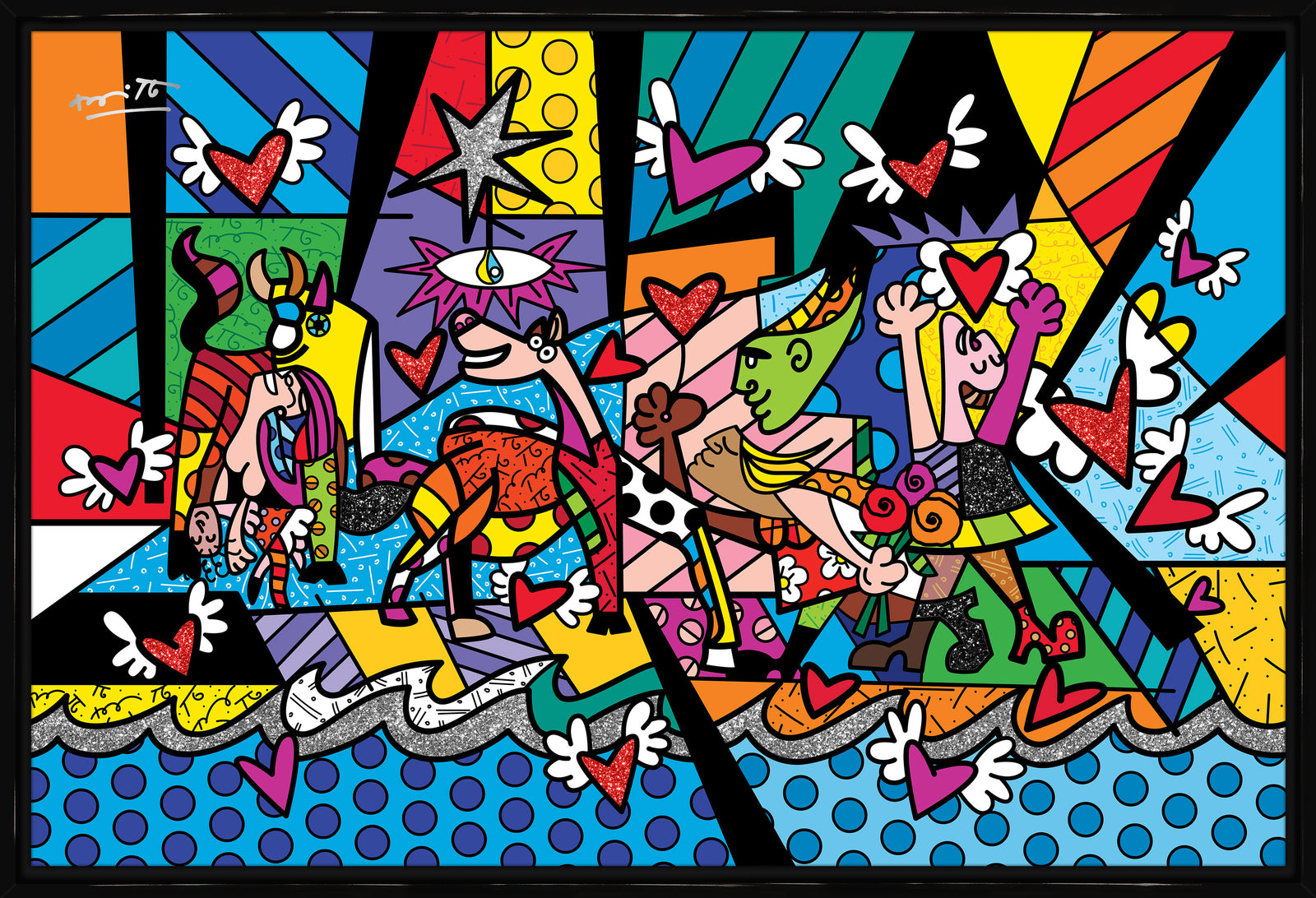 revival limited edition print  artistic colorful design collectible