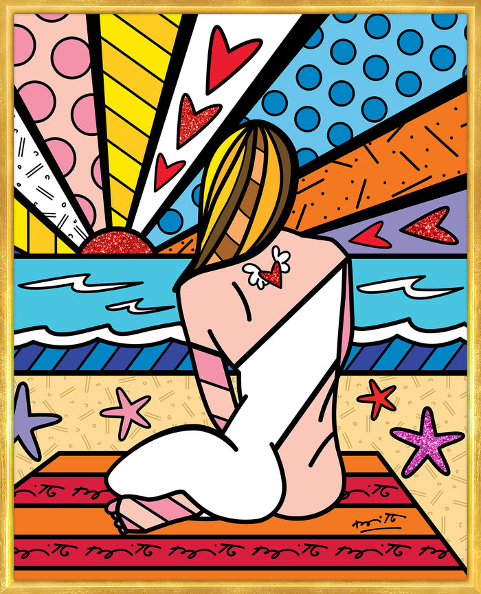 Erte 【Sunrise 】1992  lithograph60限定 ERTE Sunrise, 1992 – Art Wise Premium Posters