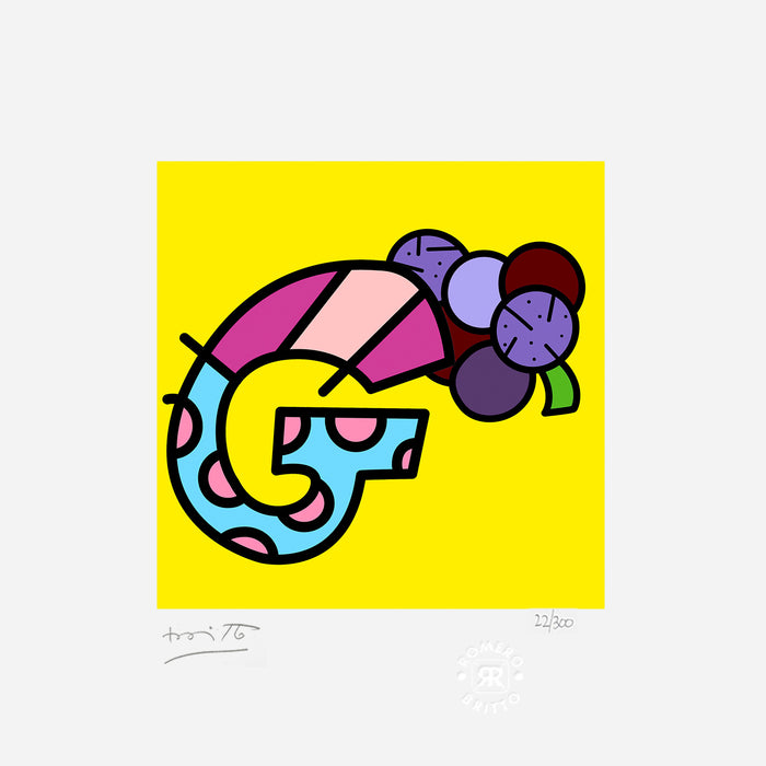 G IS FOR GRAPE - Limited Edition Print