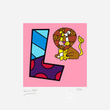 L IS FOR LION - Limited Edition Print