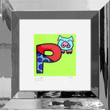 P IS FOR PIG - Limited Edition Print