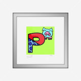 P IS FOR PIG - Limited Edition Print