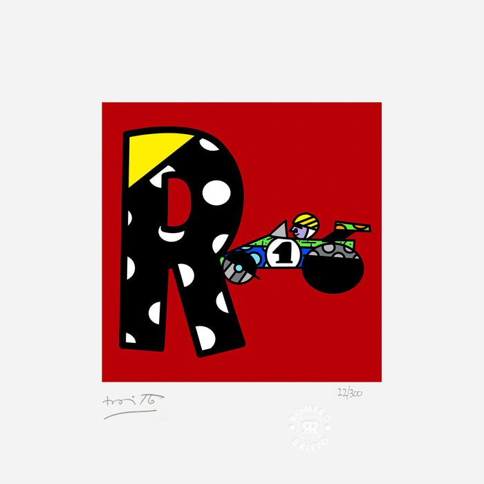 R IS FOR RACE CAR - Limited Edition Print