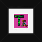 T IS FOR TEDDY BEAR - Limited Edition Print