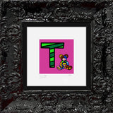 T IS FOR TEDDY BEAR - Limited Edition Print