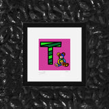 T IS FOR TEDDY BEAR - Limited Edition Print