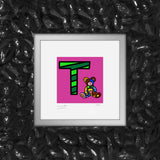 T IS FOR TEDDY BEAR - Limited Edition Print