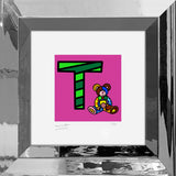 T IS FOR TEDDY BEAR - Limited Edition Print