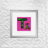 T IS FOR TEDDY BEAR - Limited Edition Print