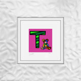 T IS FOR TEDDY BEAR - Limited Edition Print
