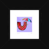 U IS FOR UMBRELLA - Limited Edition Print