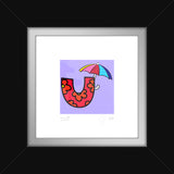 U IS FOR UMBRELLA - Limited Edition Print