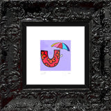 U IS FOR UMBRELLA - Limited Edition Print