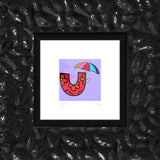 U IS FOR UMBRELLA - Limited Edition Print